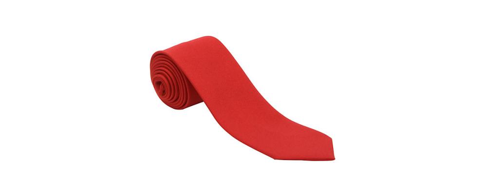 Corbata colegial roja - Uniformes escolares Pronens 