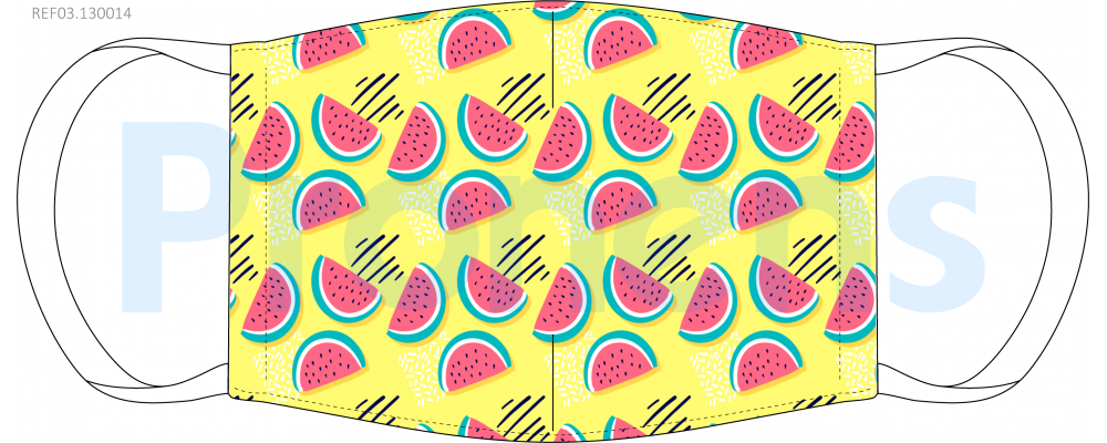 Manufacturer of Face Covering mask CWA17553 Ref.03.130014 watermelon