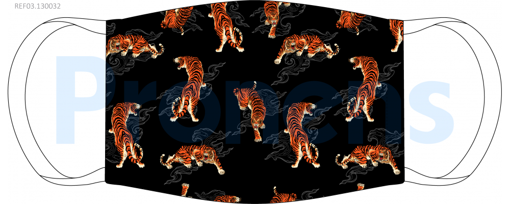 Manufacturer of Face Covering mask CWA17553 Ref.03.130032 tiger