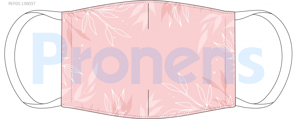 Manufacturer of Face Covering mask CWA17553 Ref.03.130037 pink