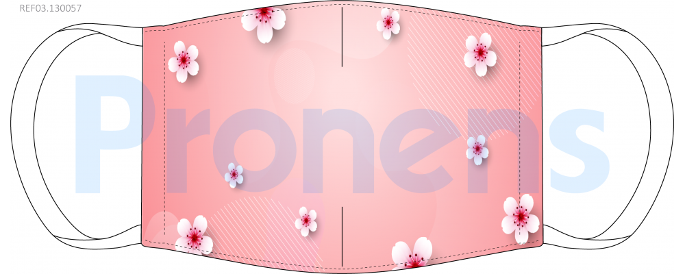 Face Covering mask reusable CWA17553 Ref.03.130057 sakura