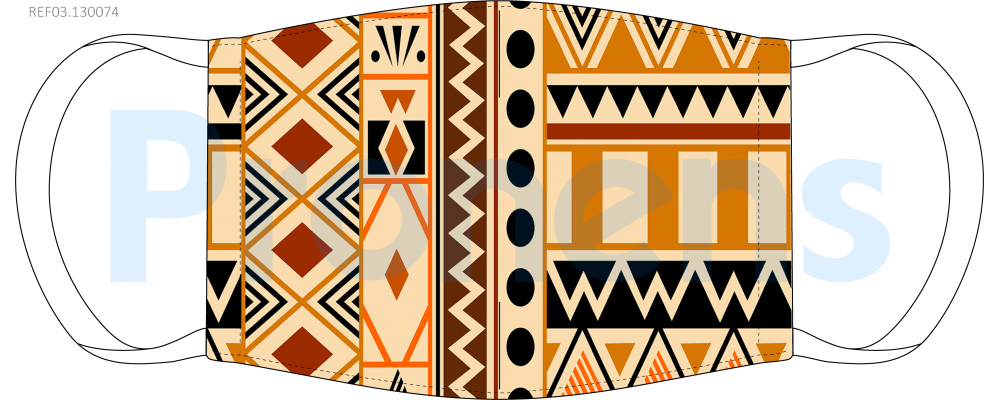Face Covering mask reusable kids CWA17553 Ref.03.130074 tribal