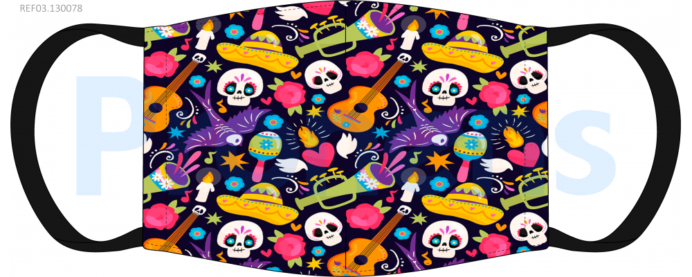 Face Covering mask reusable CWA17553 Ref.03.130078 catrina mexico