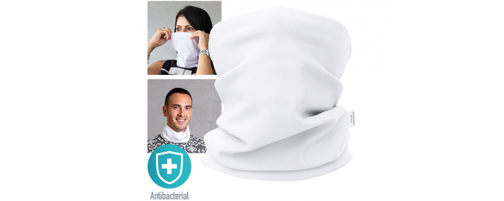 Fabricante de braga Tapacuellos sanitaria antibacteriana e hidrófuga personalizada - Fabricante de uniformes sanitarios Pronens