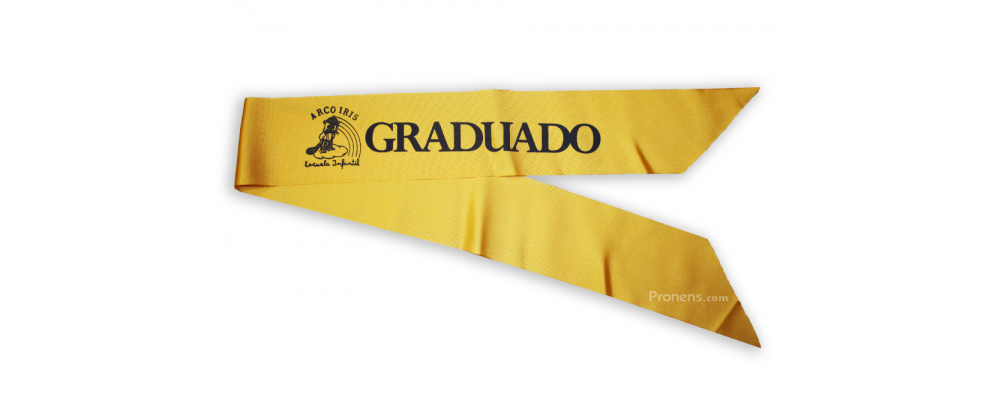 Banda graduación para guarderías y escuela infantil - Banda graduación Pronens