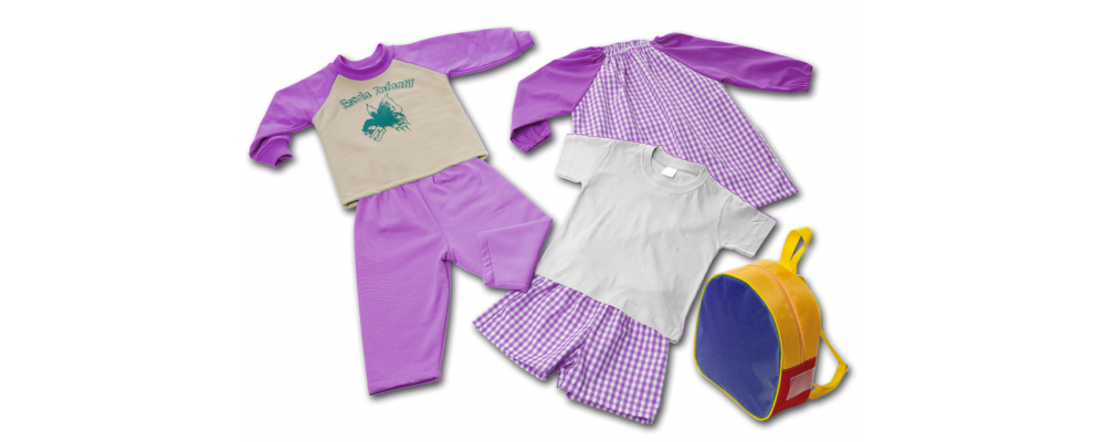 Kit escolar guardería lila (no disponible en stock) - Uniformes guardería Pronens