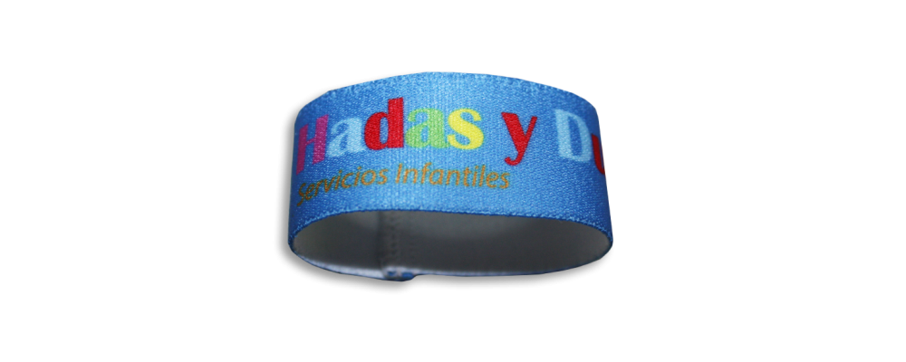 Pulseras elásticas escuela infantil personalizadas - Pulsera elástica Pronens