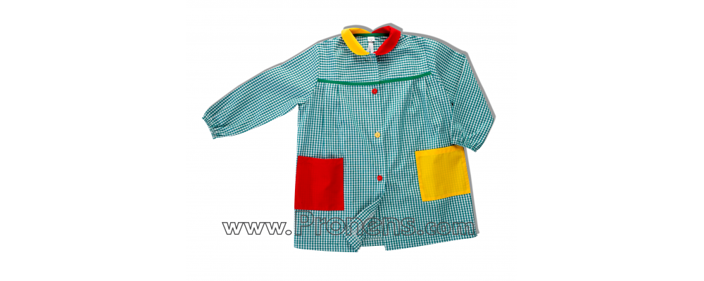 batas babys escolares botones  - uniformes escolares