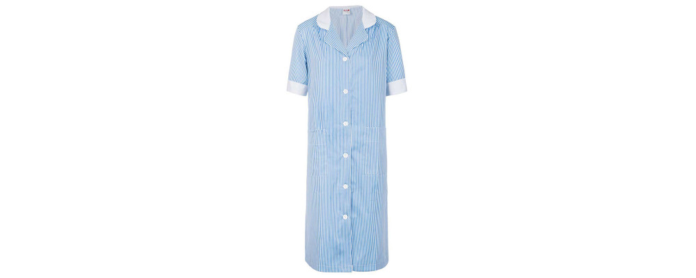 vichy bleu Fabricant textile de Robe d'assistant de nettoyage personnalisée pour entreprises et écoles en France - PRONENS