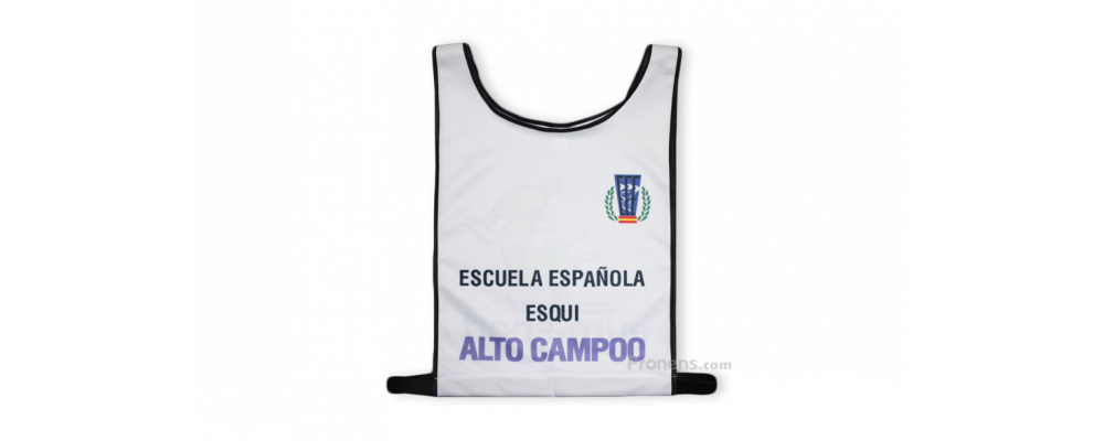 Petos dorsal esquí infantiles para estación de esquí Alto Campo - Petos esquí Pronens 