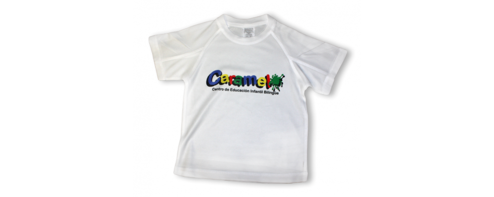 Fabricante camiseta infantil técnica para escuelas infantiles y colegios