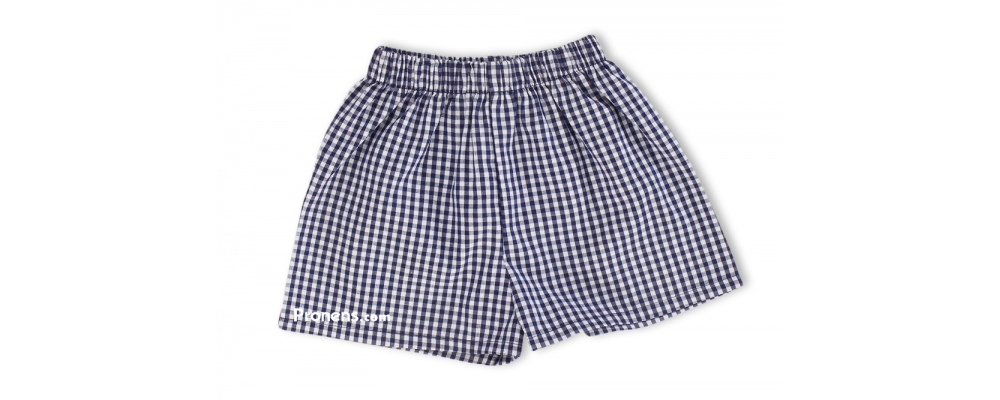 Pantalón cuadros marino - Uniformes escuela infantil Pronens