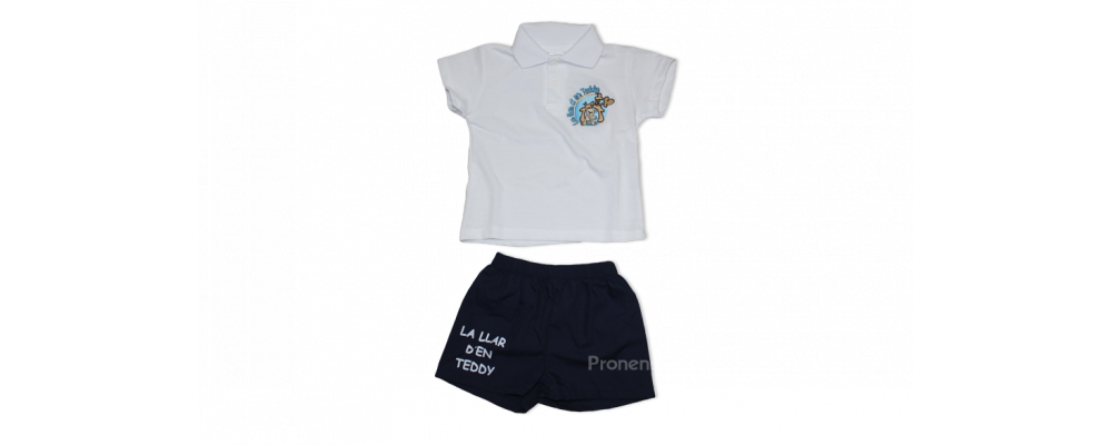 Fabricante conjunto polo personalizado para escuelas infantiles - Polos escolares Pronens.com