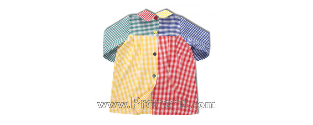 batas babys escolares patchwork  - uniformes escolares 1