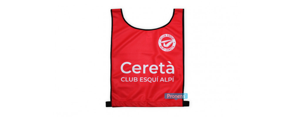 Peto dorsal de esquí personalizado para club de esquí Ceretà