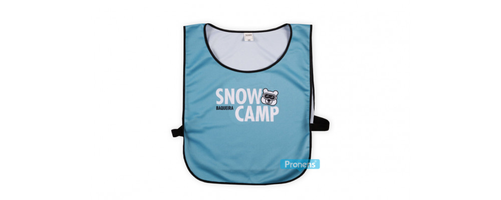 Dossard Chasuble de ski personnalisé pour Snow Camp Baqueira Pyrénées