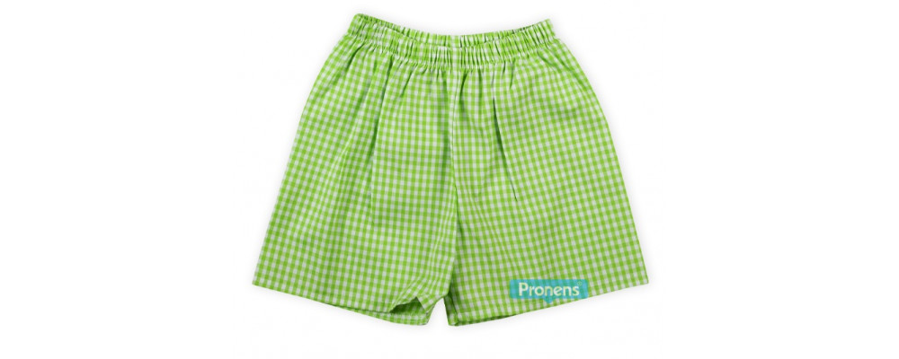 Fabricante pantalón infantil vichy cuadro pistacho para uniformes guardería escuela infantil