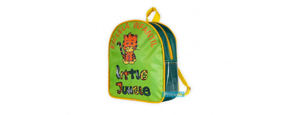 Mochilas escolares guardería personalizadas para escuela infantil Little Jungle