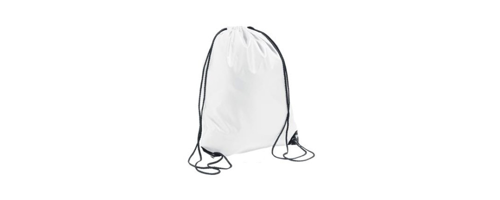mochila poliester blanca - mochilas escolares Pronens