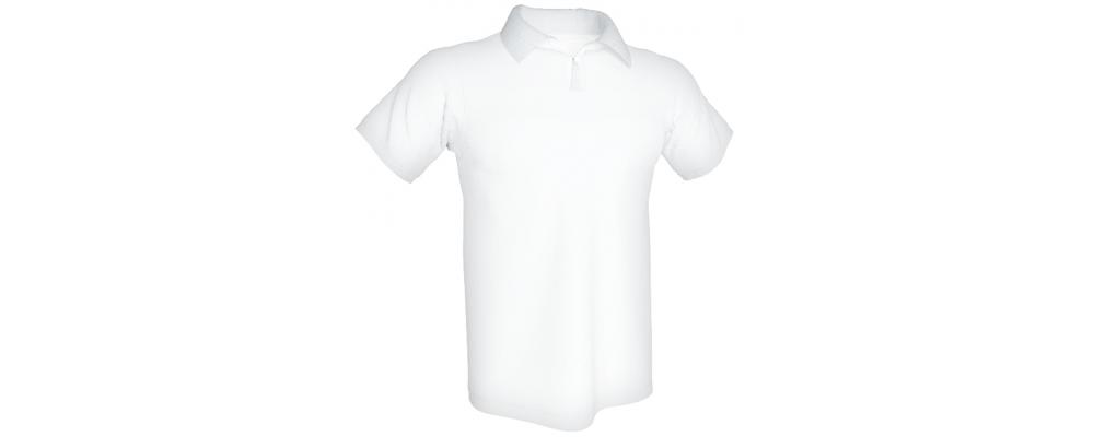 Polo blanco personalizado - Polos personalizados para empresas