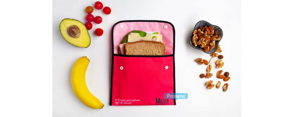 Fabricante envoltorio porta snacks y porta bocadillos personalizado para colegios 