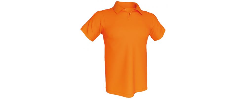 Polo naranja personalizado - Polos personalizados para grupos y colectivos