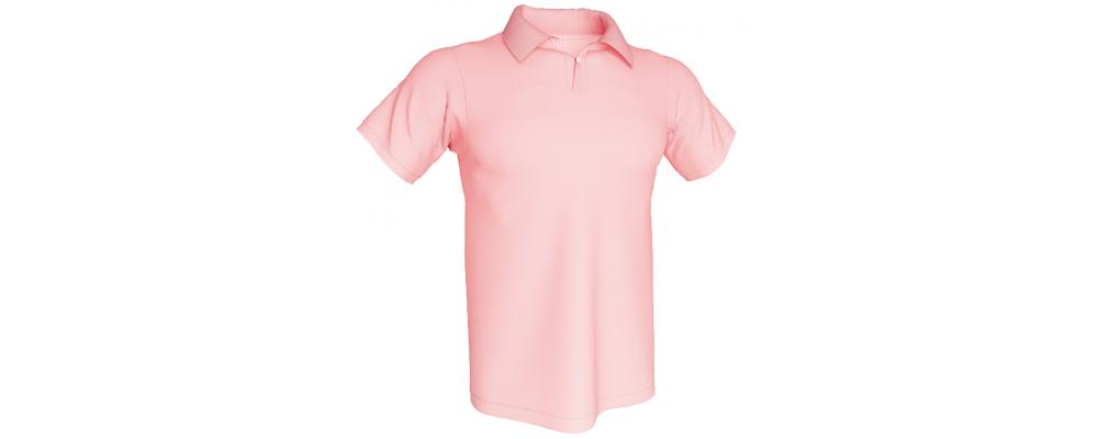 Polo rosa personalizado - Polos personalizados para grupos y colectivos