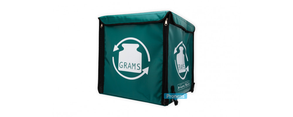 Fabricante mochilas smart delivery personalizadas para reparto de paquetería - Smart delivery bag Grams