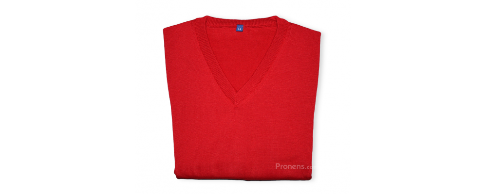 Fabricante de jersey escolar rojo - Jersey escolar Pronens
