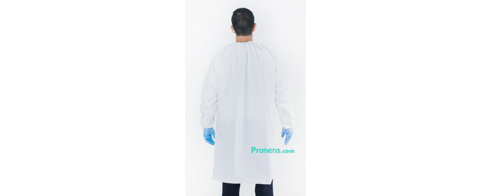 arriere Fabricant textile de Robe sanitaire d’isolement imperméable pour hôpitaux, cliniques, entreprises et écoles en France - PRONENS