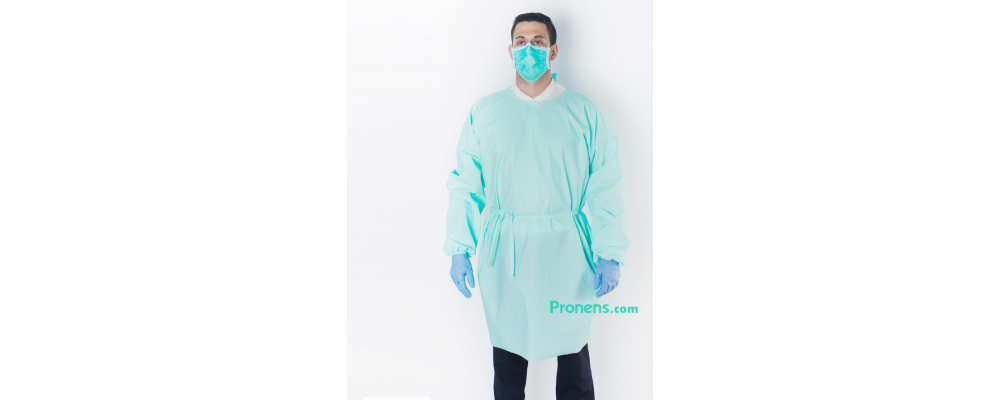 Custom REUSABLE Waterproof Tricot Isolation Gown-RWG-Tricot