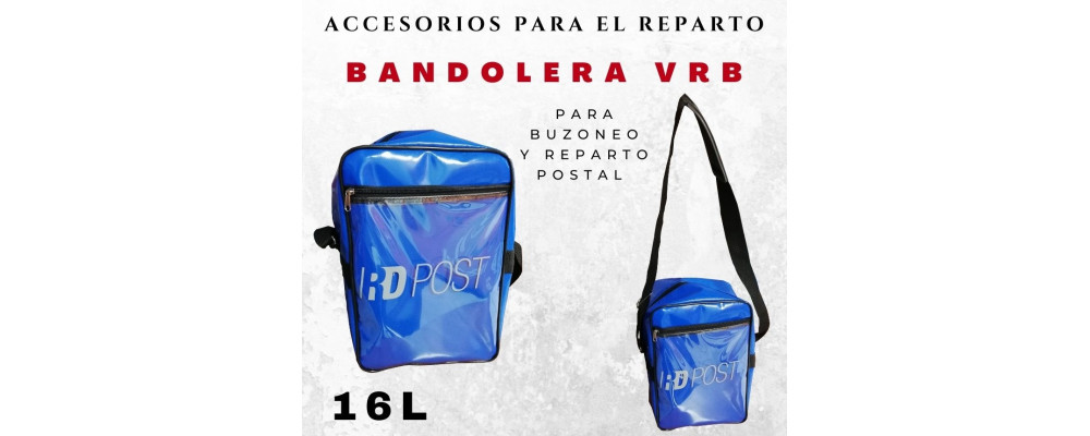 Fabricante bandolera personalizada para buzoneo reparto postal - Bandolera reparto RD Post