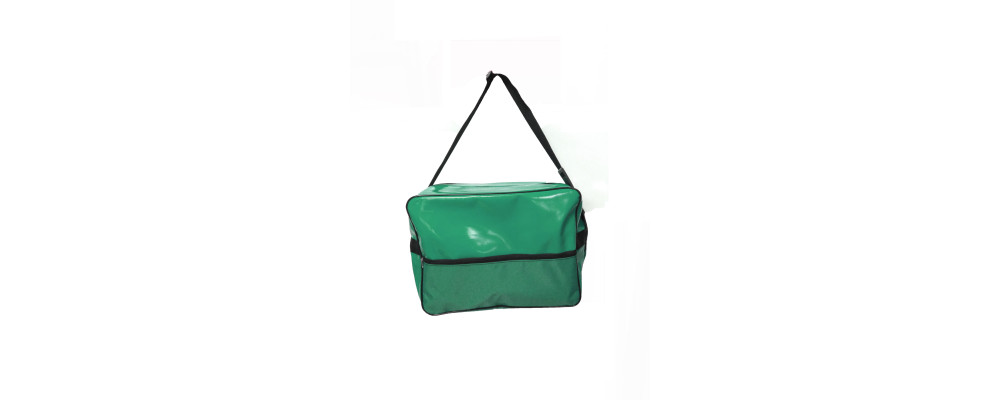 Fabricante bandolera reparto publicitario postal impermeable y personalizada - verde