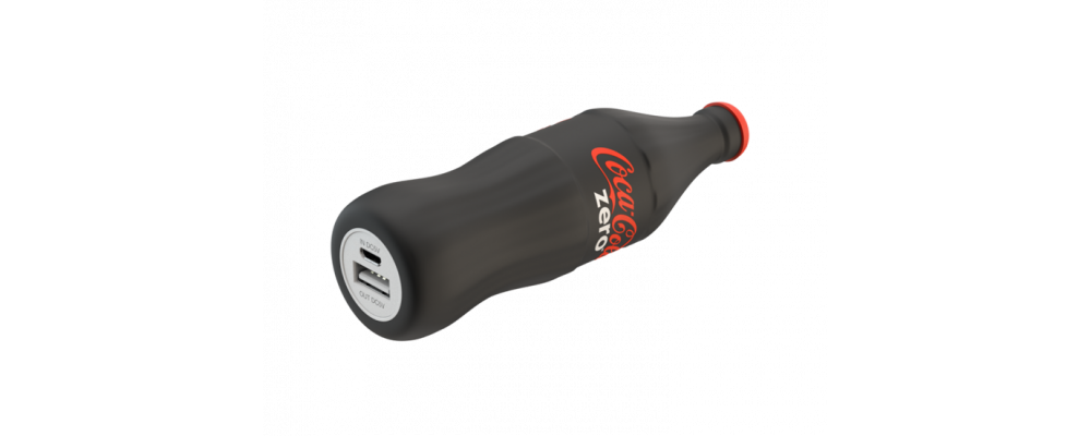 Fabricante Batería Power Bank personalizada en 3D para CocaCola