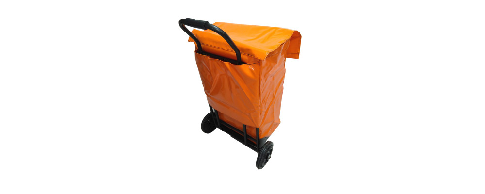 Fabricante bolsa grande personalizada para carro de reparto postal - espalda