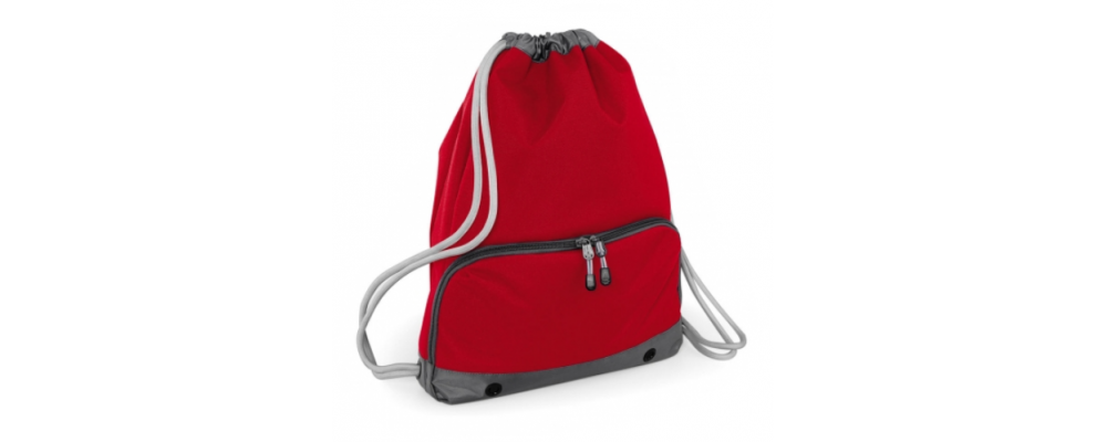 Bolsa mochila cremallera rojo - Bolsas deporte personalizadas Pronens