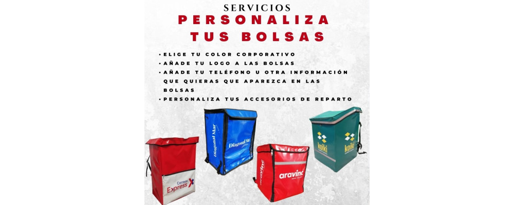 Personaliza tus bolsas de reparto 1