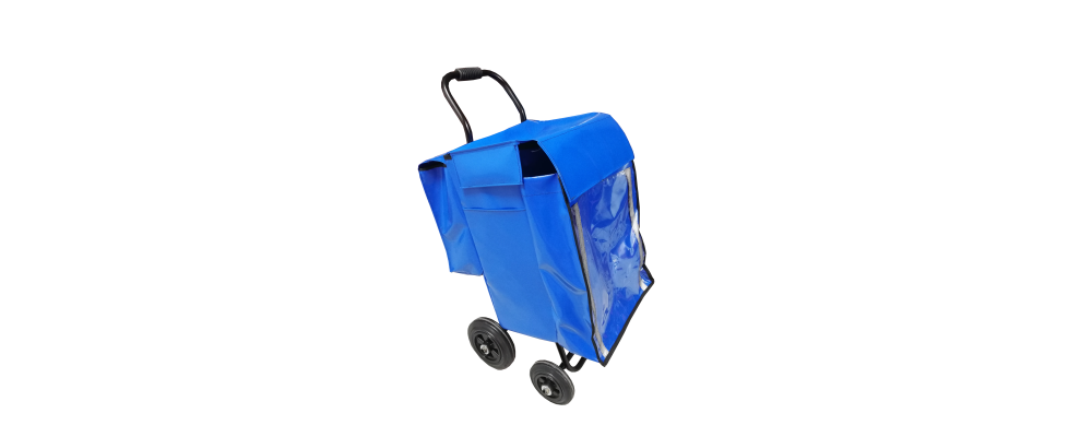Fabricante de bolsa multibolsillo personalizada para reparto postal - lateral