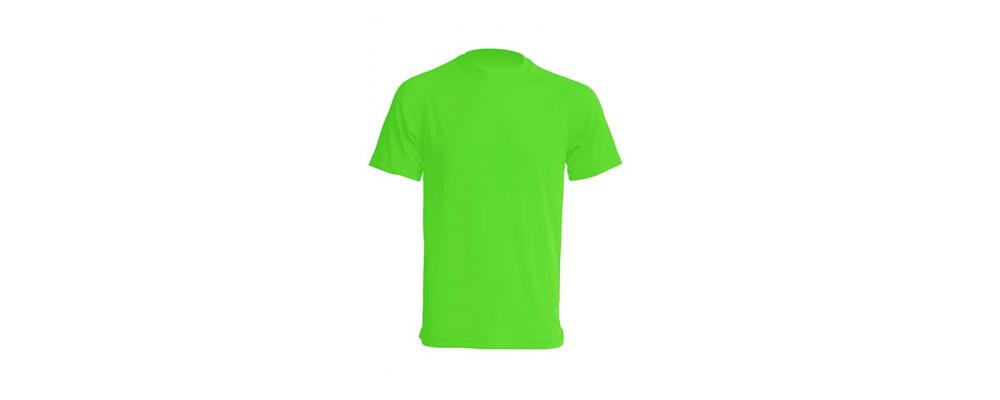 Camiseta tecnica Pistacho fluor - Uniformes escolares Pronens