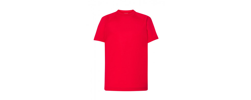 Camiseta técnica infantil personalizada rojo - uniformes escuela infantil