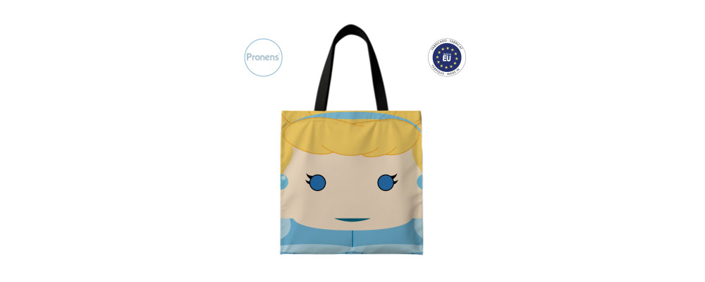 Fabricante de bolsa Tote bag con diseño impreso a todo color en toda la superficie 3