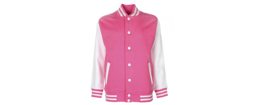 Chaqueta universitaria rosa - Chaqueta universitaria Pronens