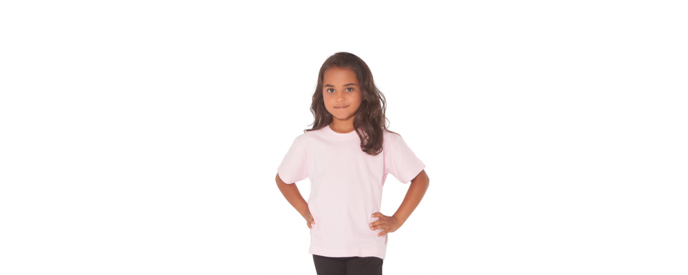 Camiseta infantil rosa - Camisetas escolares Pronens