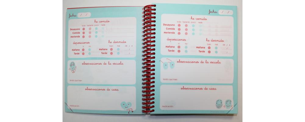 Agenda guarderia personalizada - Agenda escuela infantil Pronens