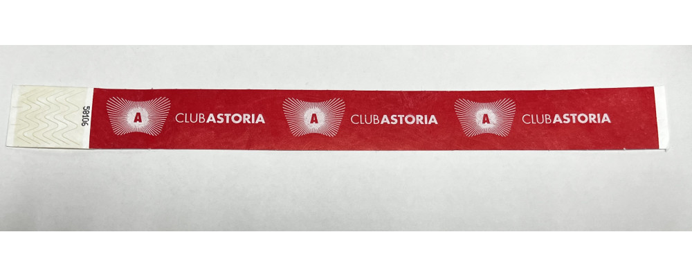 Fabricante de pulseras económicas papel irrompible Tyvek personalizadas para control de acceso en discotecas club astoria