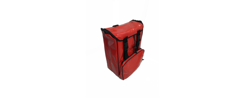 Fabricante mochila buzoneo para reparto publicitario y ultima milla - frontal