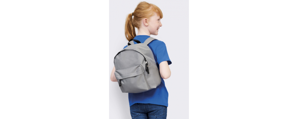 Fabricante de mochilas infantiles personalizadas para empresas y colegios - gris