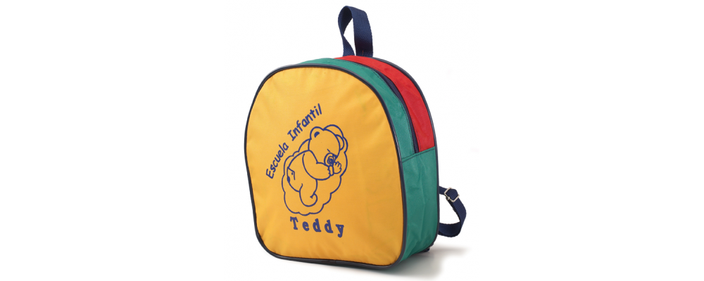 Mochilas escuela infantil guardería personalizadas para escuela infantil Teddy