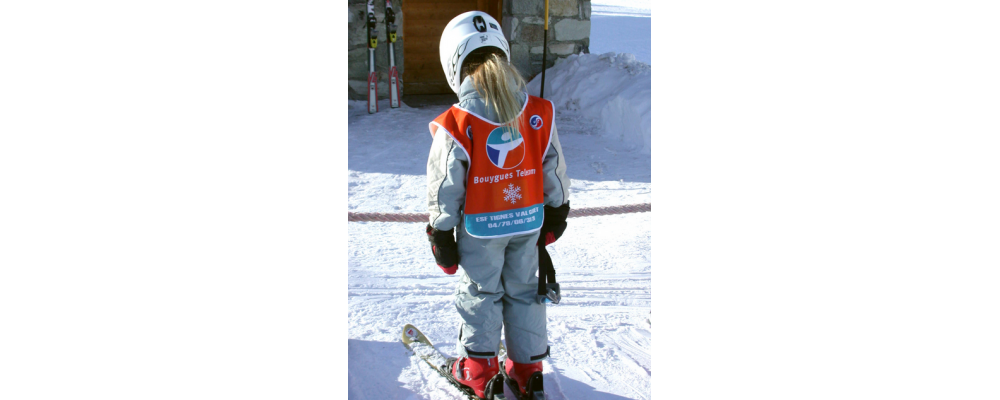 Dossard Chasuble de ski personnalisé pour Ecole Ski Tignes Val Claret