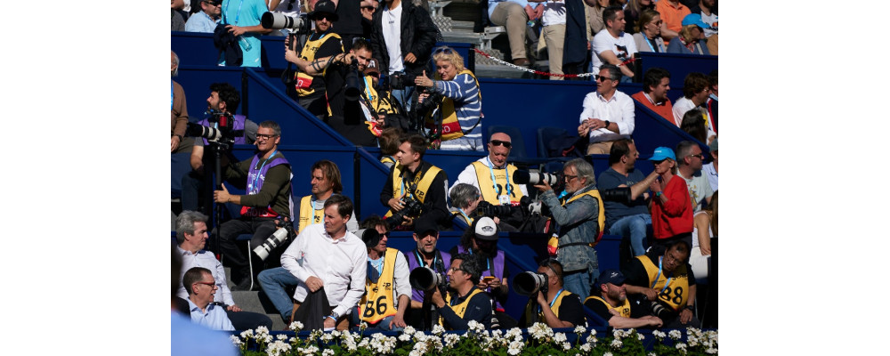 Petos identificativos para prensa en Trofeo Open Banc Sabadell - RCTB